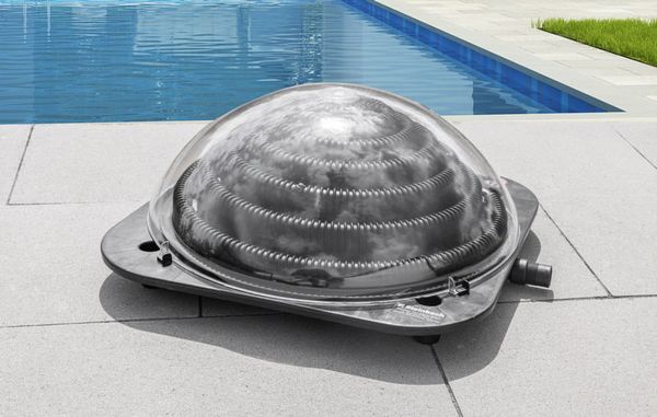 Pool-/Solarheizung - Pool-Sonnenkollektor Loop, ca. 57 x 57 x 38,6 cm - Schwarz