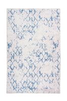 Teppich Peron 400 Weiß / Blau