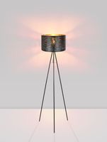 Lighting - TUNNO - Stehleuchte Metall schwarz, 1x E27