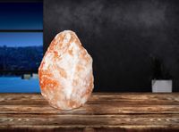 Lighting - STONE - Tischleuchte Salzkristall, 1x E14