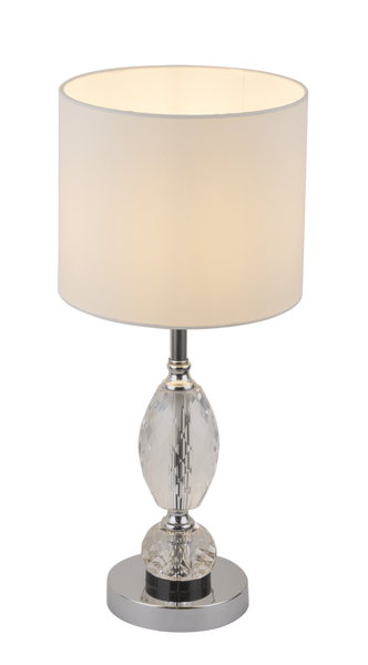 Lighting - BRONN - Tischleuchte Metall verchromt, 1x E14