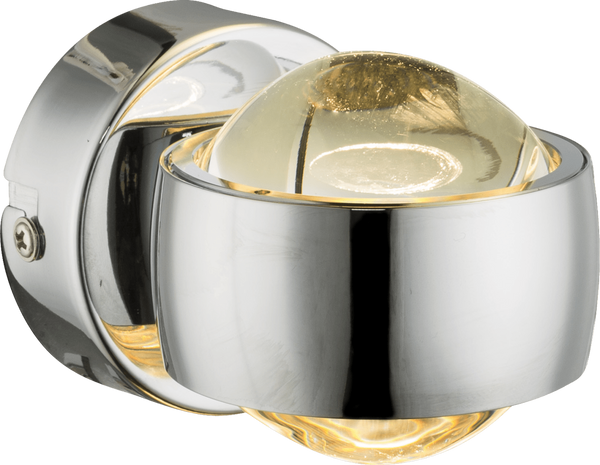 Lighting - RANDI - Wandleuchte Metall verchromt, 2x LED