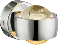 Lighting - RANDI - Wandleuchte Metall verchromt, 2x LED