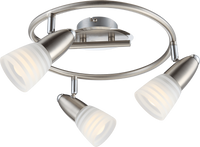 Lighting - CALEB - LED Strahler Metall verchromt, 3x E14 LED