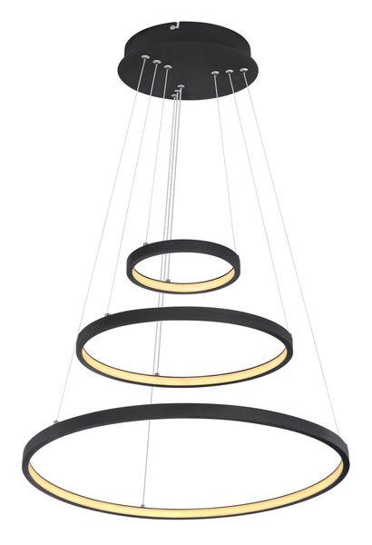 Lighting - RALPH - Hängeleuchte Metall schwarz matt, LED