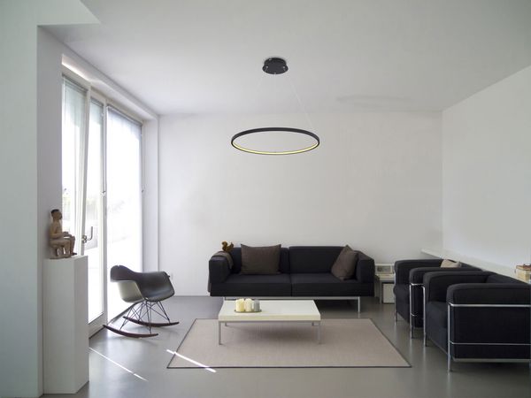 Lighting - RALPH - Hängeleuchte Metall schwarz matt, LED
