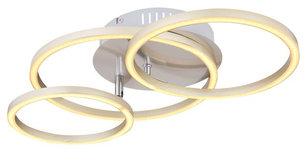 Lighting - KENDY - Deckenleuchte Metall Nickel matt, LED