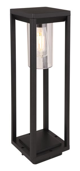 Lighting - CANDELA - Außenleuchte Aluminium Druckguss schwarz matt, 1x E27 LED