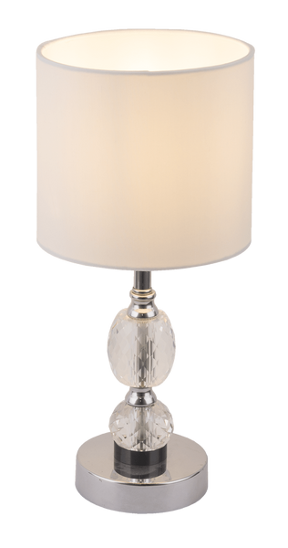 Lighting - BRONN - Tischleuchte Metall verchromt, 1x E14