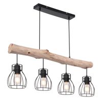 Lighting - MINA - Hängeleuchte Metall schwarz, 4x E27