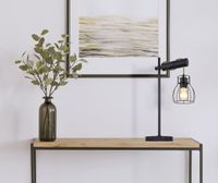 Lighting - MINA - Tischleuchte Metall schwarz matt, 1x E27