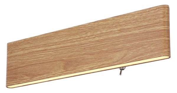 Lighting - SIEGFRIED - Wandleuchte Metall holzoptik, LED