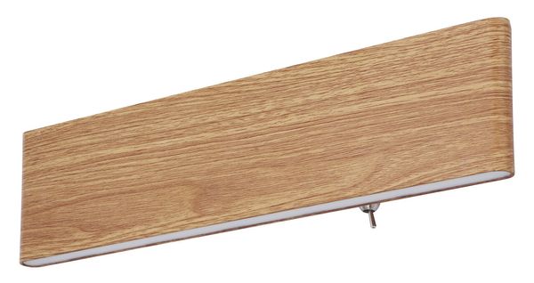 Lighting - SIEGFRIED - Wandleuchte Metall holzoptik, LED