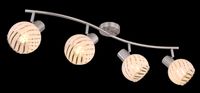 Lighting - WILLY - Strahler Metall Nickel matt, 4x E27