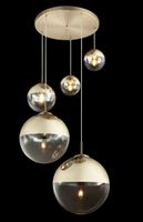 Lighting - VARUS - Hängeleuchte Metall goldfarben, 3x E27