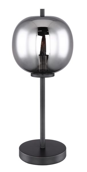 Lighting - BLACKY - Tischleuchte Metall schwarz, 1x E14