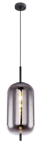 Lighting - BLACKY - Hängeleuchte Metall schwarz, 1x E27