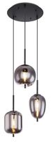 Lighting - BLACKY - Hängeleuchte Metall schwarz, 3x E14