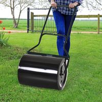 Rasenwalze Gartenwalze Gartenrolle 60 L Wasser-/Sandfüllung Metall