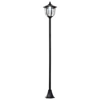 Solar LED Gartenlaterne, 30/60 Lumen, Kunststoff, Schwarz