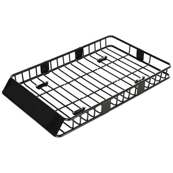 Dachkorb Auto Dachträger Dach Universal Schwarz 162 x 99 x 16 cm