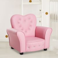 Kindersofa Kindersessel Prinzessin Minisofa Kinderzimmer Sofa herzförmig