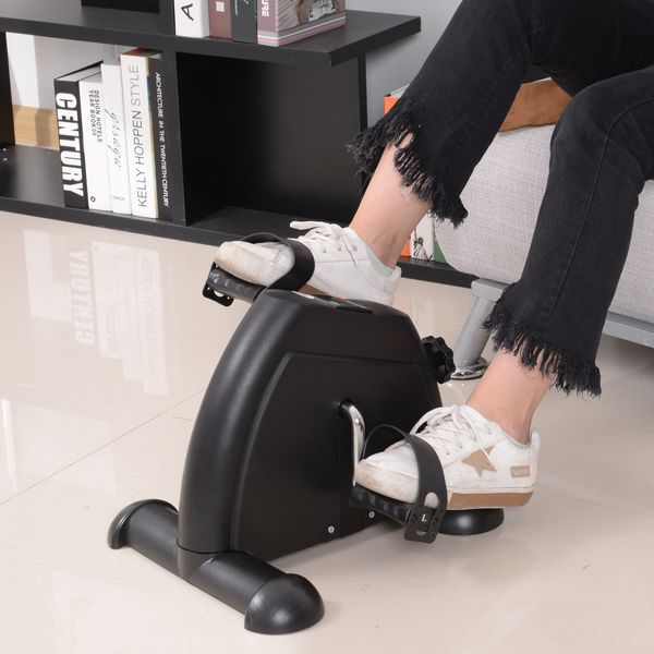 Heimtrainer Mini Bike Pedaltrainer Trainingsrad mit LCD-Display