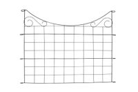 Metall Gartenzaun mit Pulverbeschichtung C03,Anthrazit 775*640 mm,11-tlg.Set,2er Set