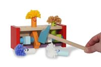JAMARA-460701-Holzspielzeug Kidiwood Klopfbank Flying Clowns 6tlg.