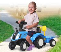 JAMARA-460355-Rutscher New Holland T7 Traktor blau