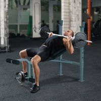 Multi Trainingsbank Hantelbank Schrägbank Kraftstation Fitness Fitnessgerät Stahl 165 x 68 x 114 cm