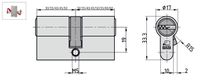 Profil-Doppelzylinder - V55 30/70 mm - Gleichschließend Nr. 21 - Not- und Gefahrenfunktion