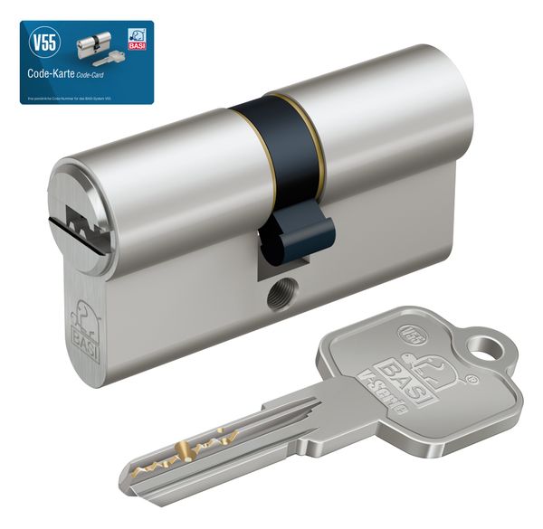 Profil-Doppelzylinder - V55 30/40 mm - Verschiedenschließend