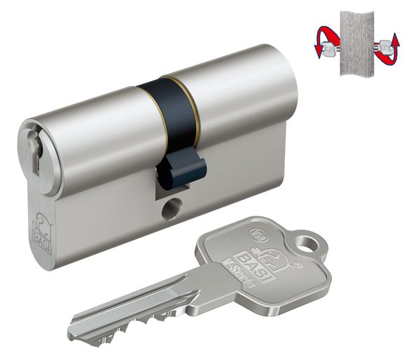 Profil-Doppelzylinder - V50 40/40 mm - Gleichschließend Nr. 10 - Not- und Gefahrenfunktion