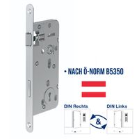 Einsteck-Zimmertürschloss - ES 922 Ö - Lochung: Buntbart - Stulp 18 mm abgerundet - R/L