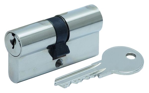 Bau-Zylinder - G100 - 30/30 mm - Profil-Doppelzylinder- Verschiedenschließend