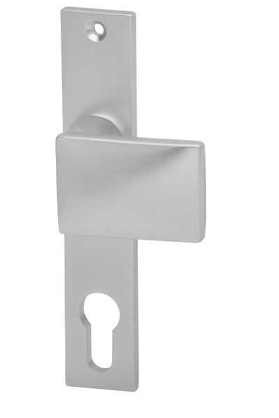 Knopfkurzschild - SK 913 - Alu F1 - Lochung: PZ - Knopf gekröpft - R/L verwendbar