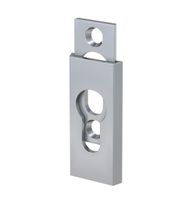 Schutz-Schieberosette - eckig - Alu F1 - 6 mm