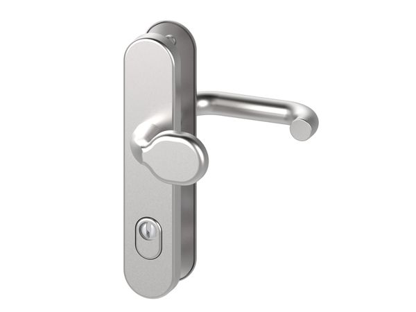 Schutzbeschlag - SB 7500 ES1 - ZA - Edelstahl - Wechsel-Garnitur - 92/10 mm