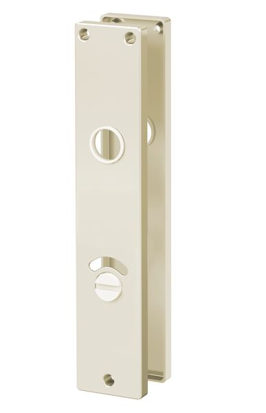ZT-Langschildpaar - WC/BAD-Lochung - Alu F2