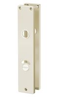 ZT-Langschildpaar - WC/BAD-Lochung - Alu F2