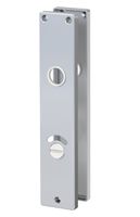 ZT-Langschildpaar - WC/BAD-Lochung - Alu F1