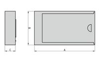 Magnetische Schlüsselbox - SBO 210 - 75 mm