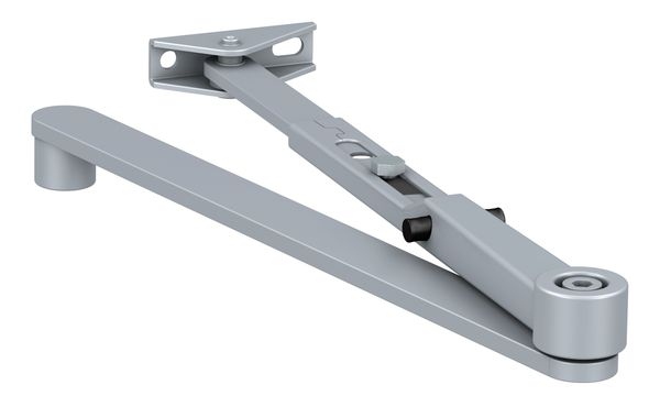 Rastfeststellarm silber - für Türschließer TS 2000V/TS4000
