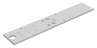 Montageplatte silber - für Gleitschienen-Türschließer TS3000V