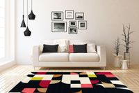 Teppich Spirit 3105 Multi / Schwarz