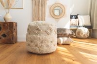 Pouf Bohist 125 Natural 35cm x 35cm