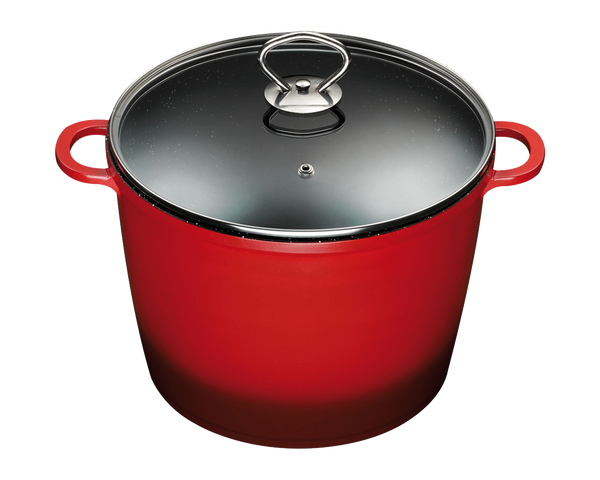 7L XXL« Kochtopf ROT, Aluguss, Induktion