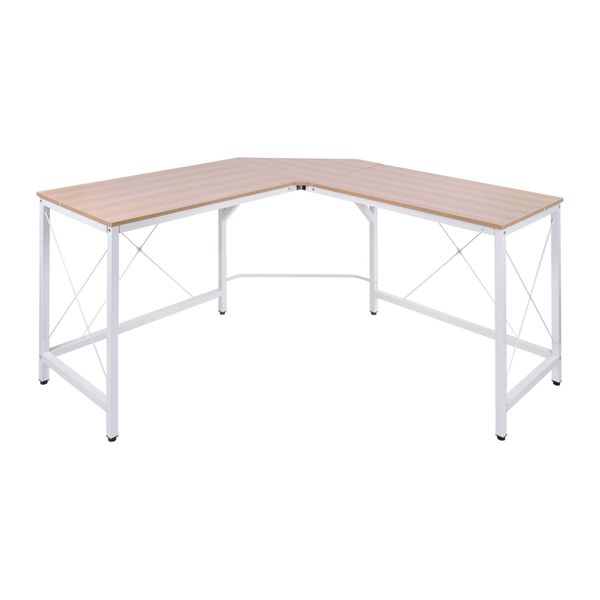 Computertisch L-Form Eckschreibtisch Winkelschreibtisch MDF Natur 150 x 150 x 76 cm