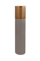 Bodenvase Art Deco 1145 Grau / Gold
